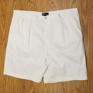 Polo by Ralph Lauren Men's "Tyler" Shorts | Big/Tall Size 48B Ivory